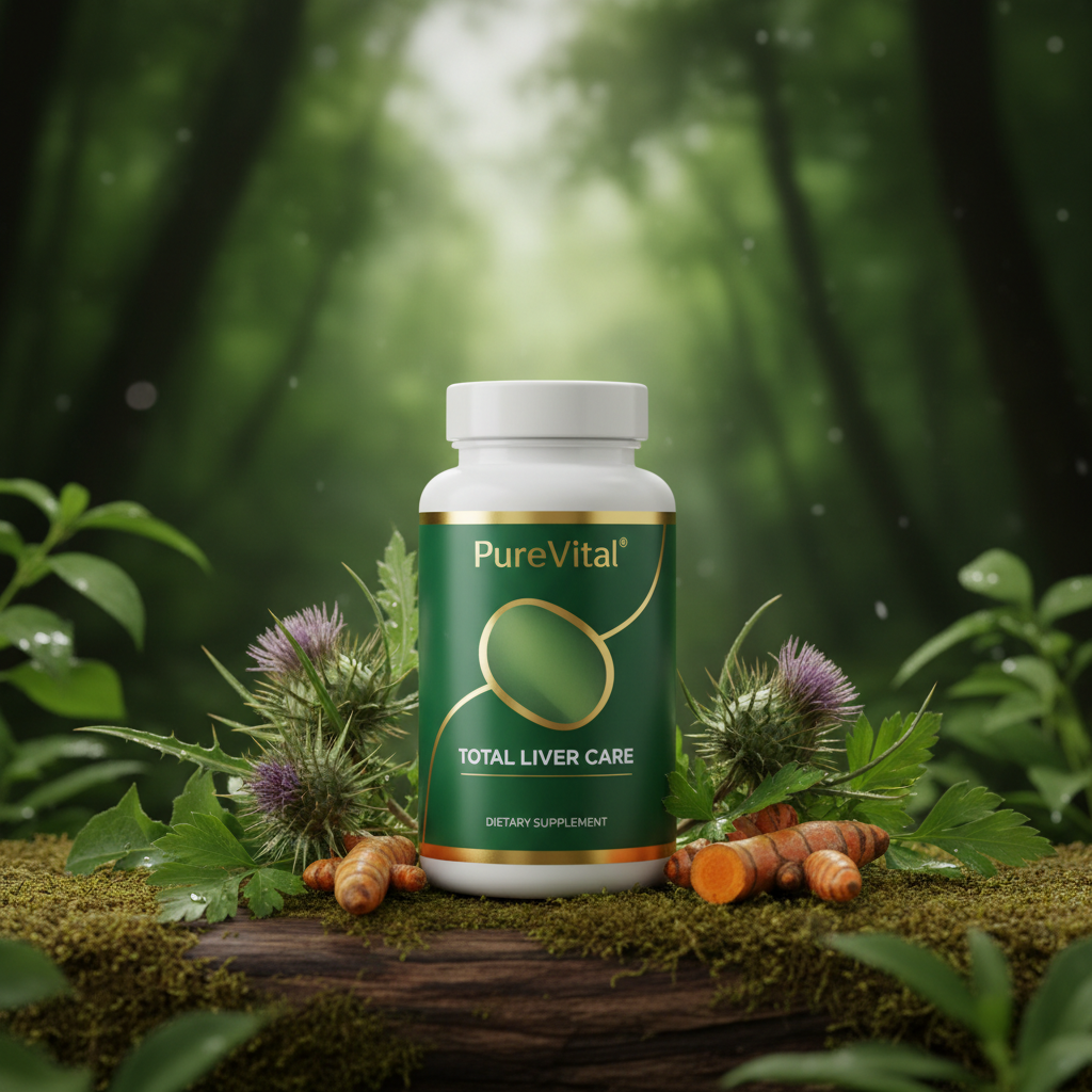 PureVital Total Liver Care - Advanced Liver Detox & Regeneration Formula