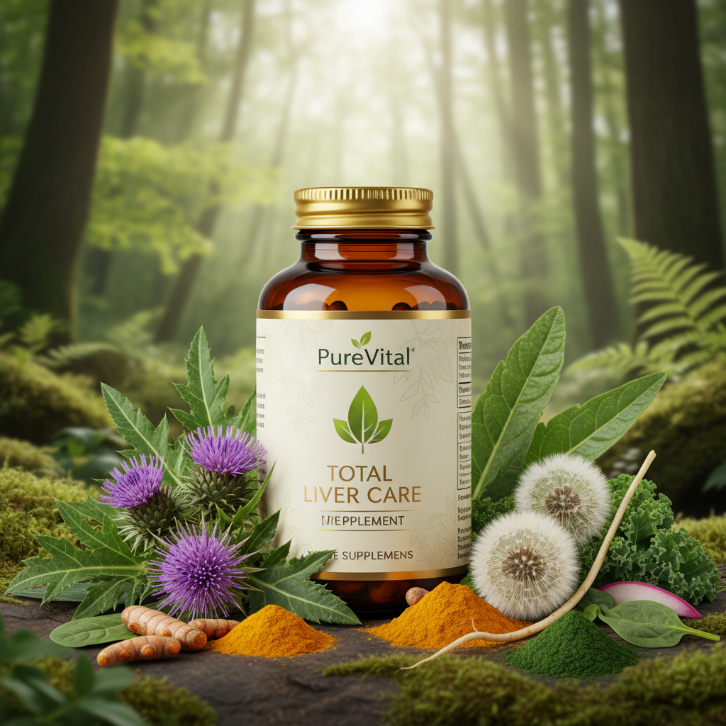 PureVital Total Liver Care – Advanced Liver Detox & Regeneration Formula