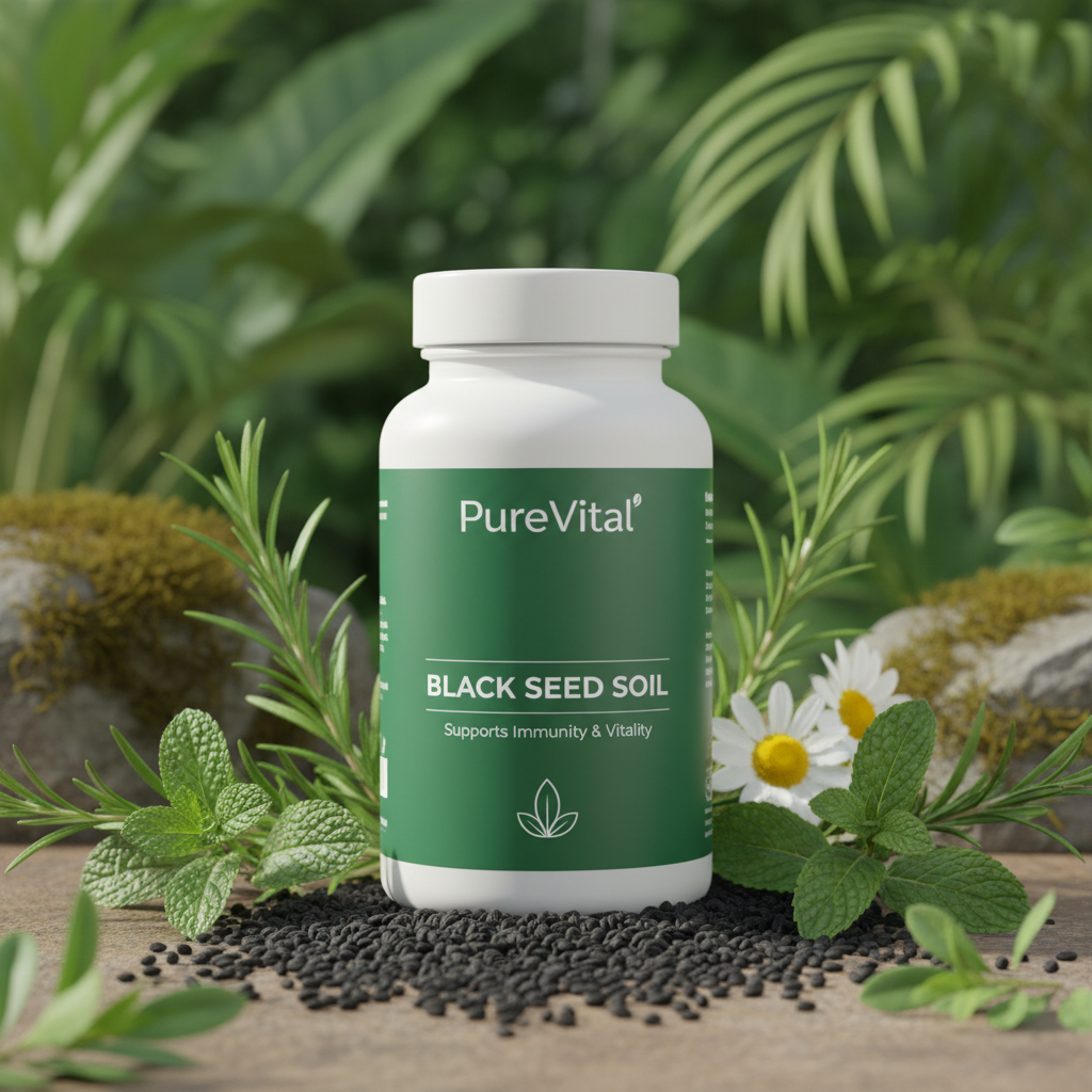 PureVital Black Seed Oil Capsules - Immunity, Inflammation & Overall Wellness