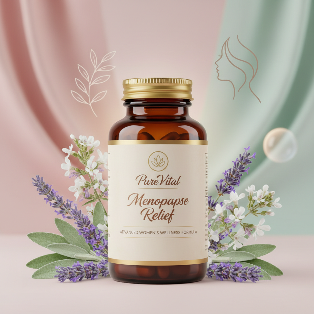 PureVital Menopause Relief – Hot Flashes, Mood & Sleep Support for Women