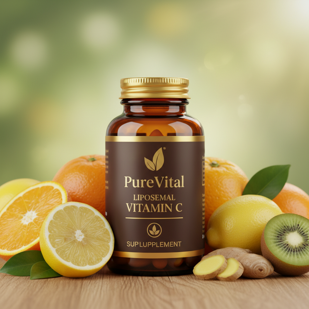 PureVital Liposomal Vitamin C – High Absorption Immune & Collagen Support