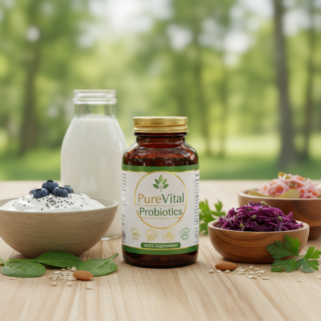 PureVital Probiotics Capsules – Gut Health, Immunity & Digestive Balance